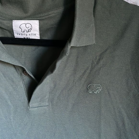 Ivory Ella Men's Green Polo Shirt Size XXL - Picture 2 of 4
